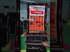 32/43 ইঞ্চি স্লট গেম মেশিন, কার্ভড স্ক্রীন স্কিল স্টপ কয়েন পুশার